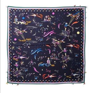 NWTAuthentic Tory Burch Daydream Silk Square Scarf